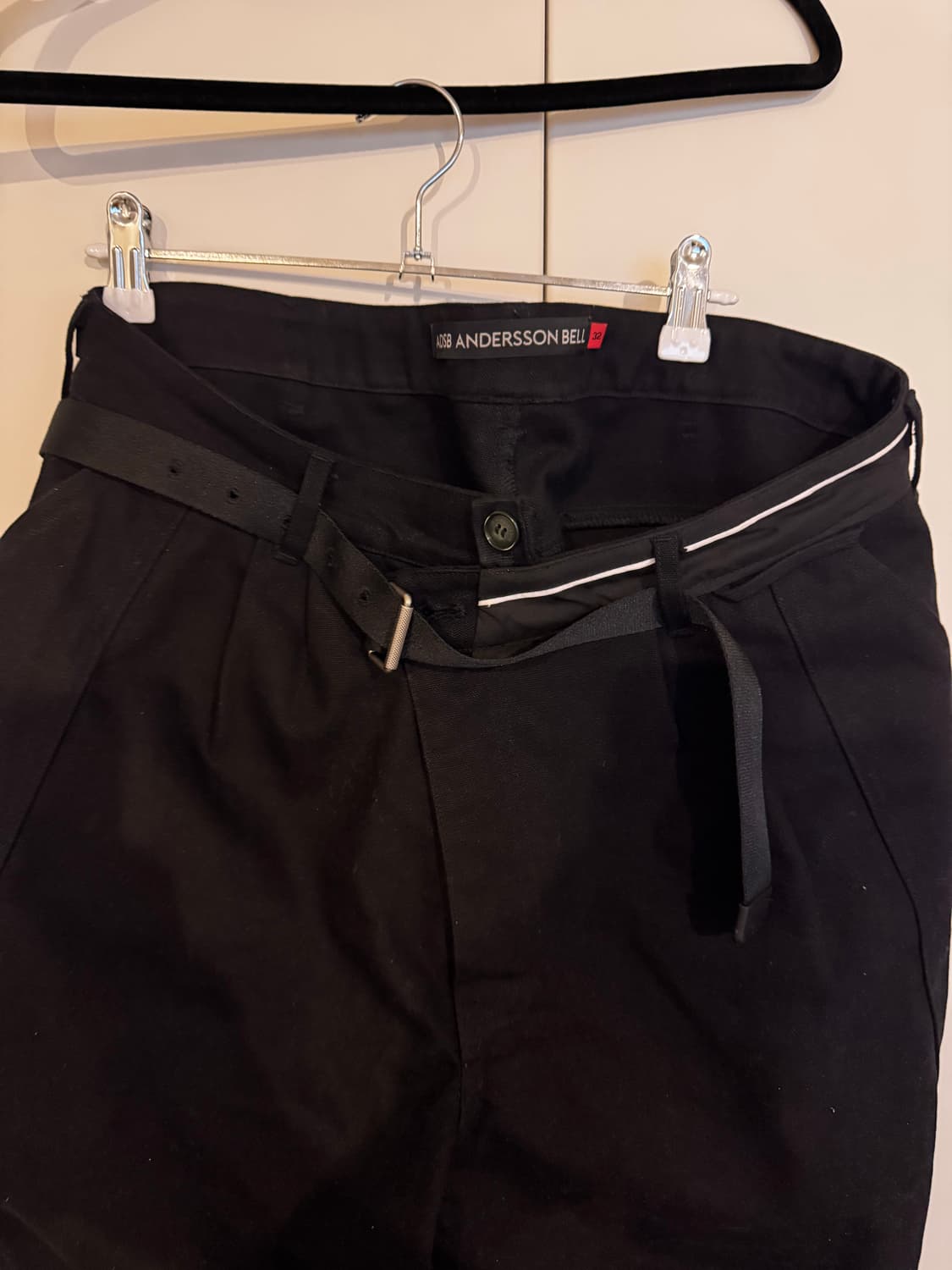 앤더슨벨 Black Crossover Wide Jean 상품이미지3