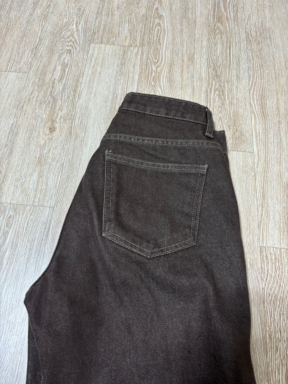 Maxi boots cut denim (toffee brown) 상품이미지7