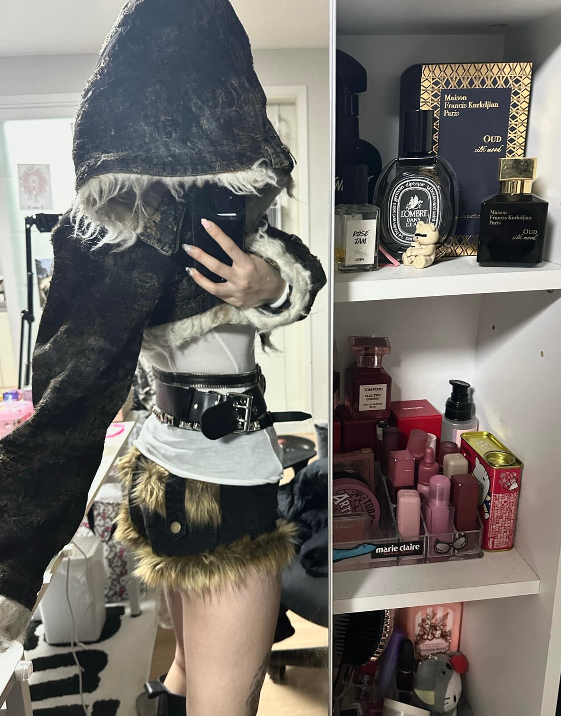 18ss 알렉산더왕 더블 지퍼 스터드 벨트 상품이미지1