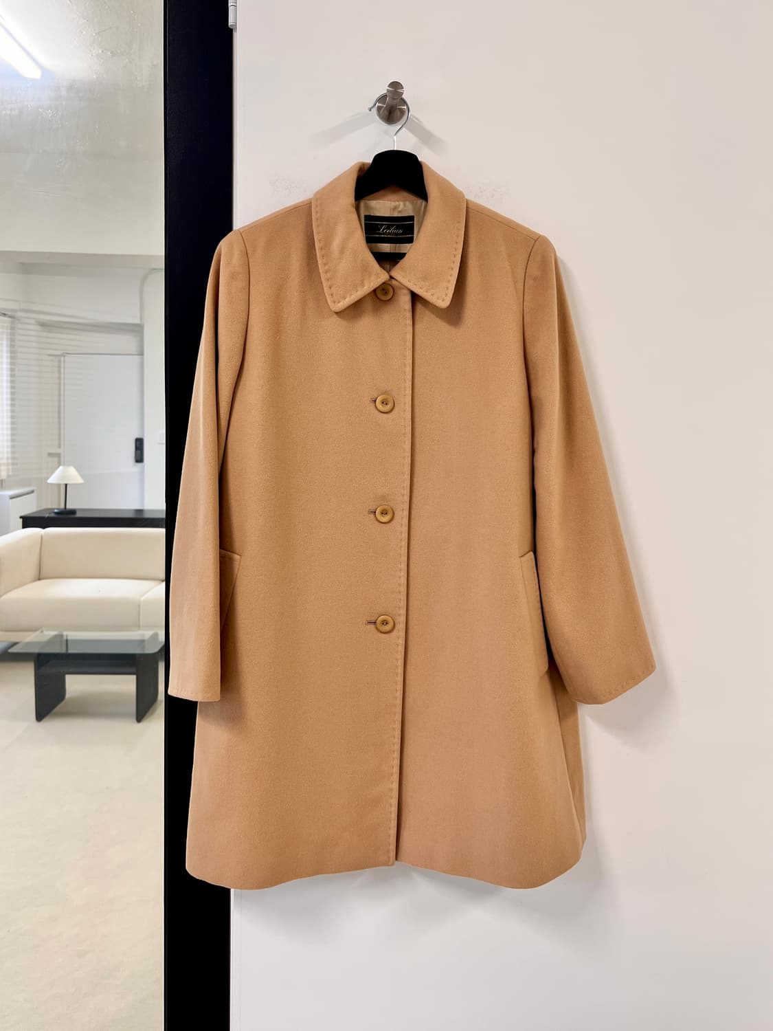 빈티지 캐시미어 100% 하프 코트 상품이미지2