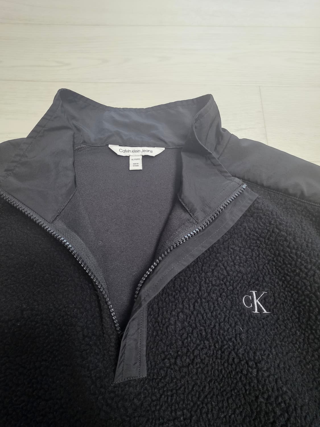 캘빈클라인 뽀글이 반집업 110사이즈 상품이미지3