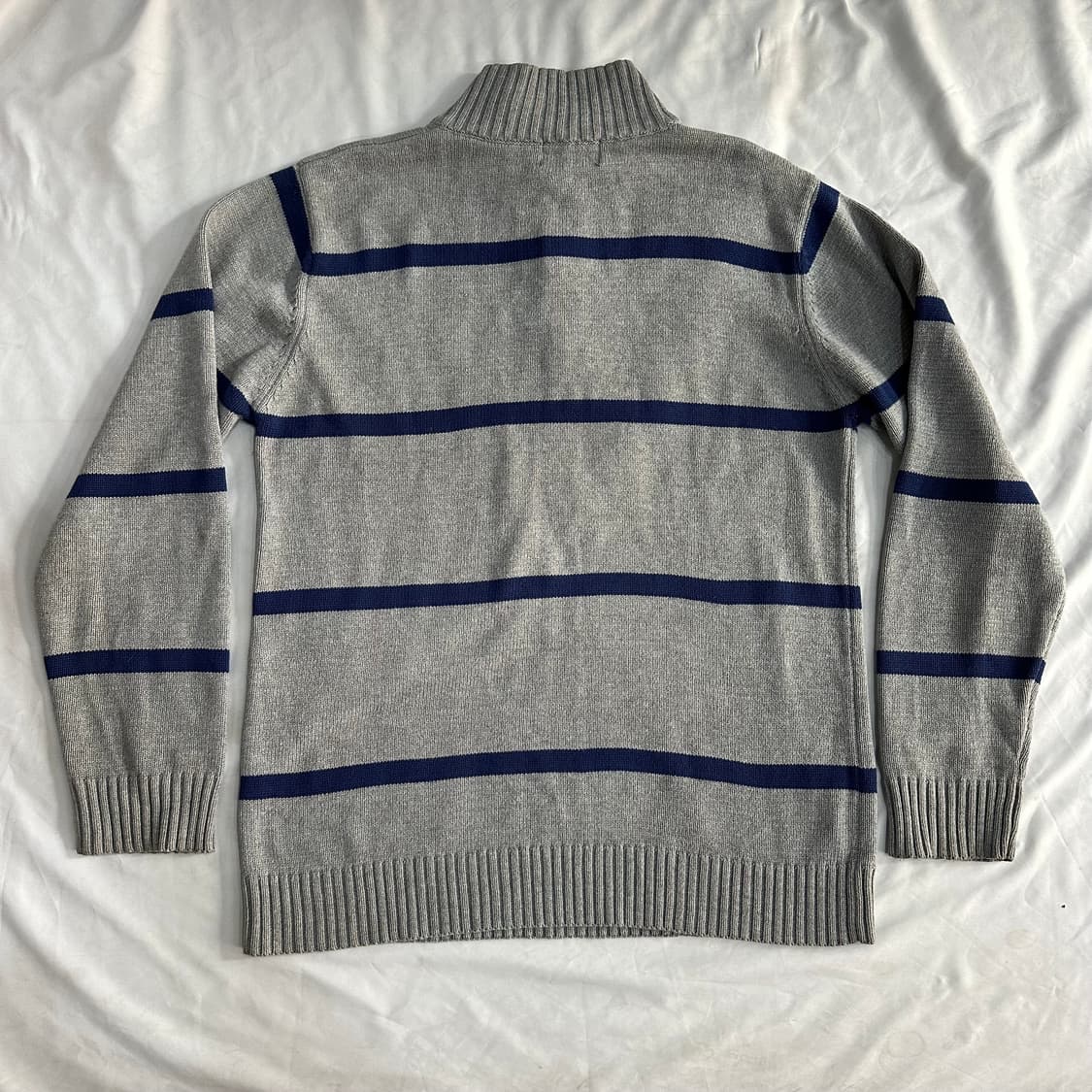 폴로 코튼 반집업 니트 상품이미지2