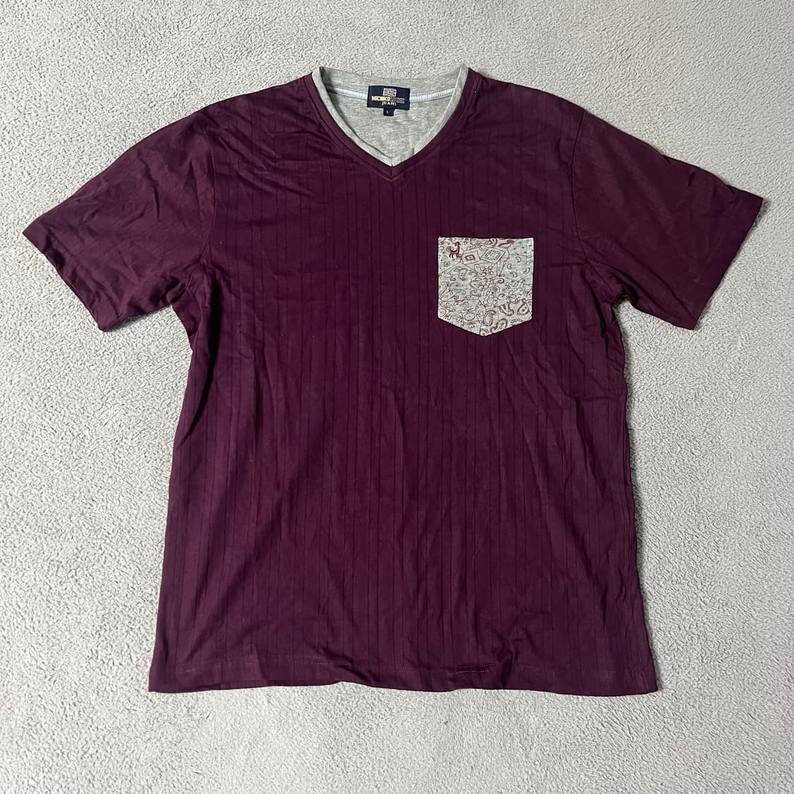 Paisely pocket t shirt 상품이미지1