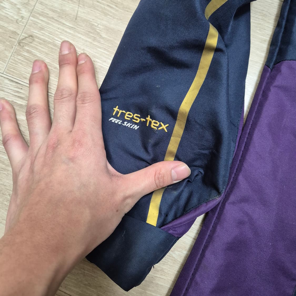 트레스패스 로고 트레스텍스 후드 바람막이 자켓 상품이미지4