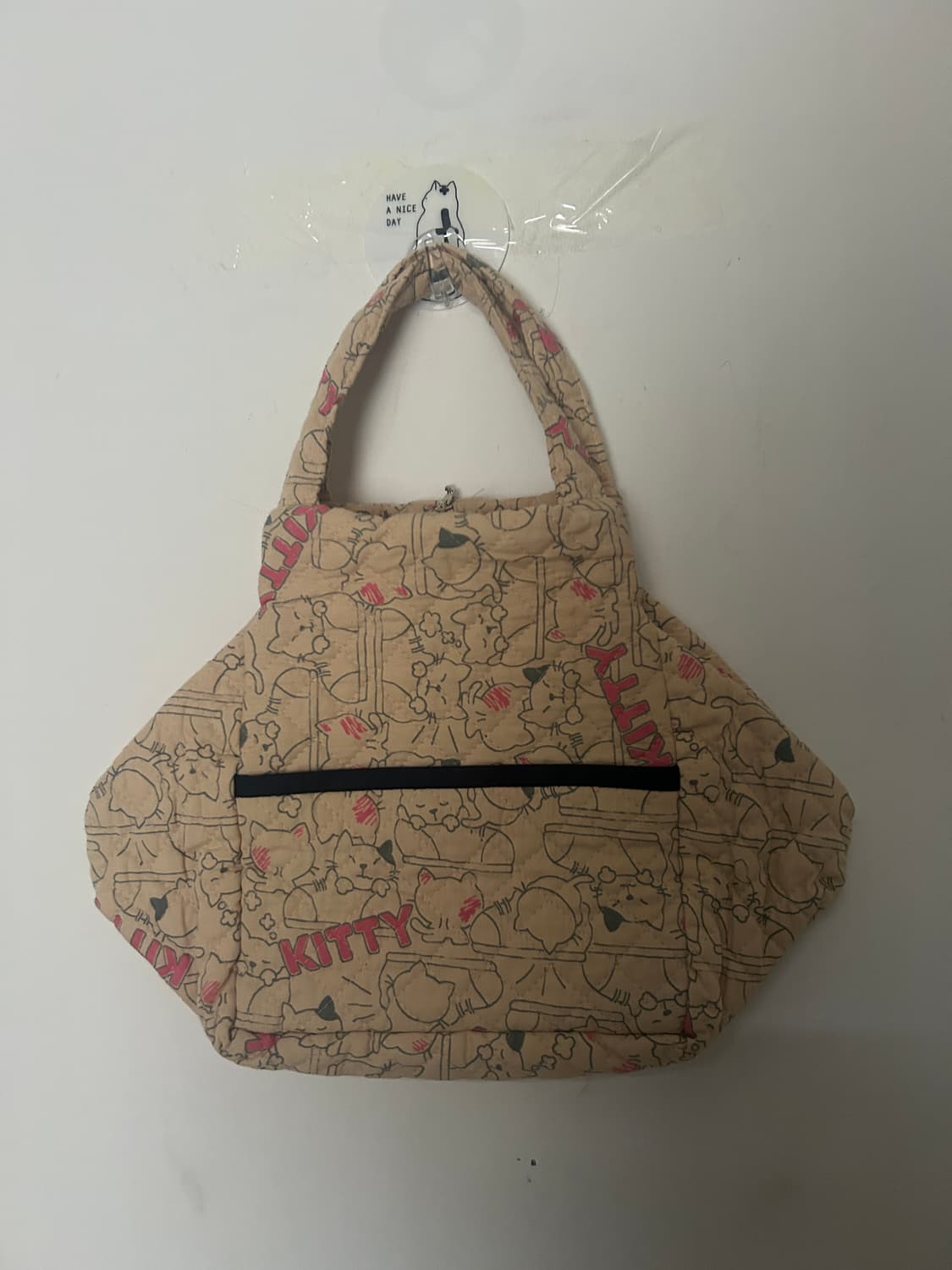 고양이 미니 퀼팅백  상품이미지6