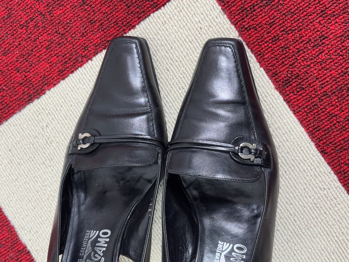 Salvatore Ferragamo Wooden heel Pumps 상품이미지2