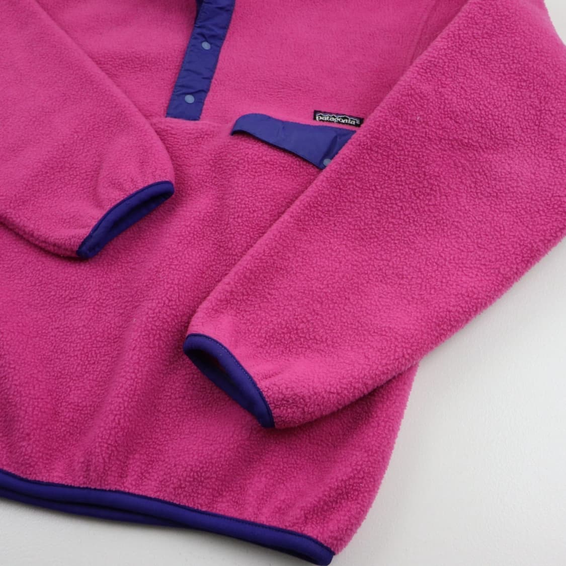 90s 파타고니아 신칠라 스냅-T 핑크/퍼플/민트 USA 상품이미지4