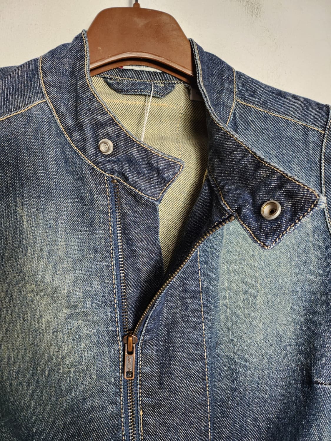 리바이스 엔지니어드 진 데님 바이커 자켓 상품이미지3