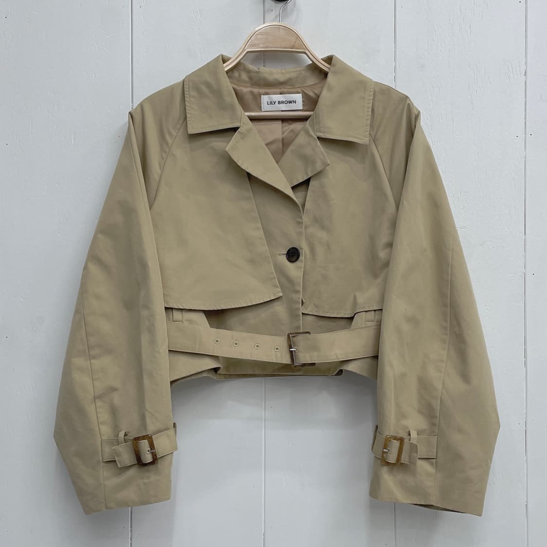 LILY BROWN 크롭 트렌치 자켓 상품이미지2
