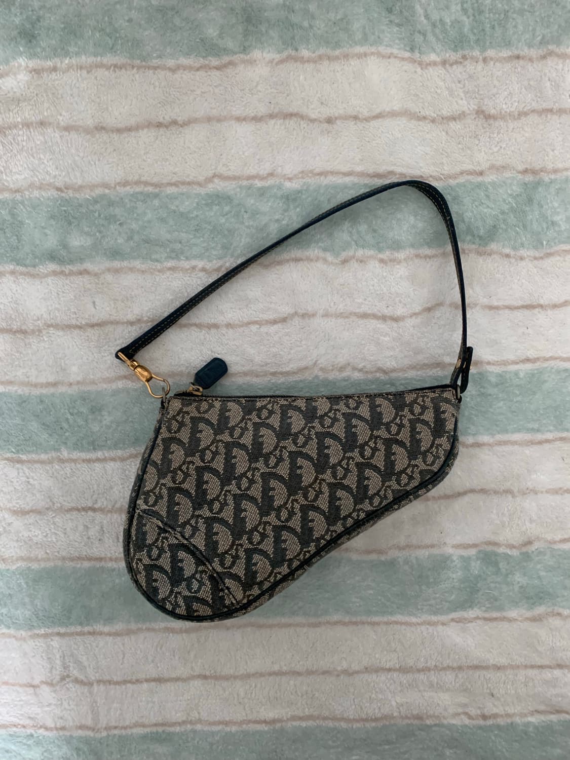 빈티지 디올 새들 파우치백 가방 상품이미지2