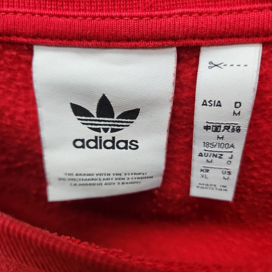 아디다스 로고 삼선 맨투맨 M(L) 남여공용 상품이미지5