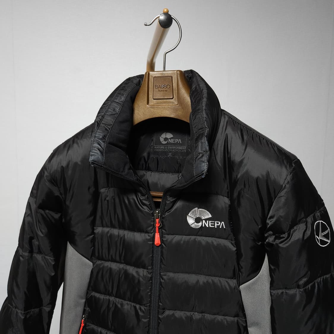 95 ) 네파 블랙 덕다운 경량 패딩 상품이미지2