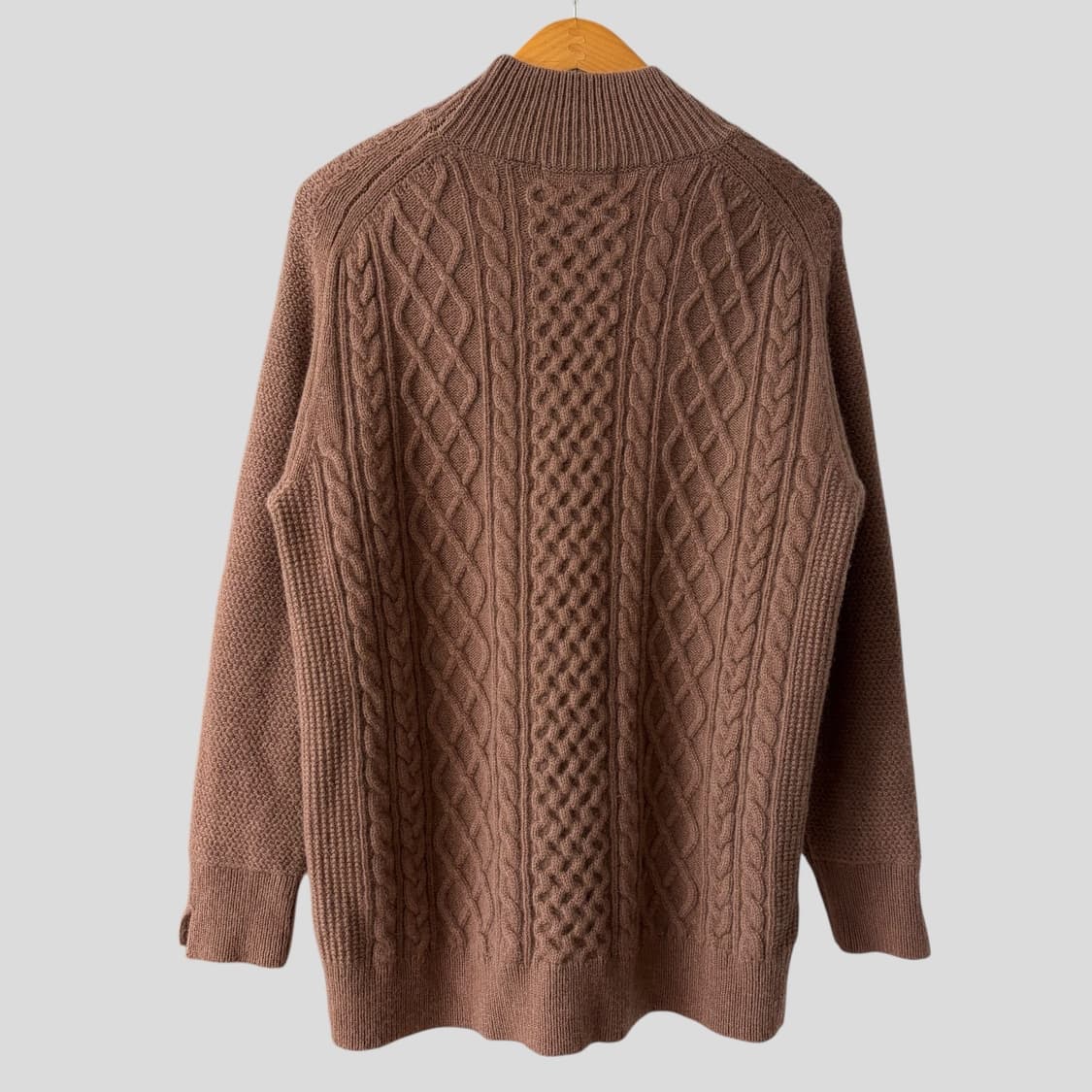 (여성XL)유니클로 질샌더 케이블하이넥 니트스웨터 상품이미지5