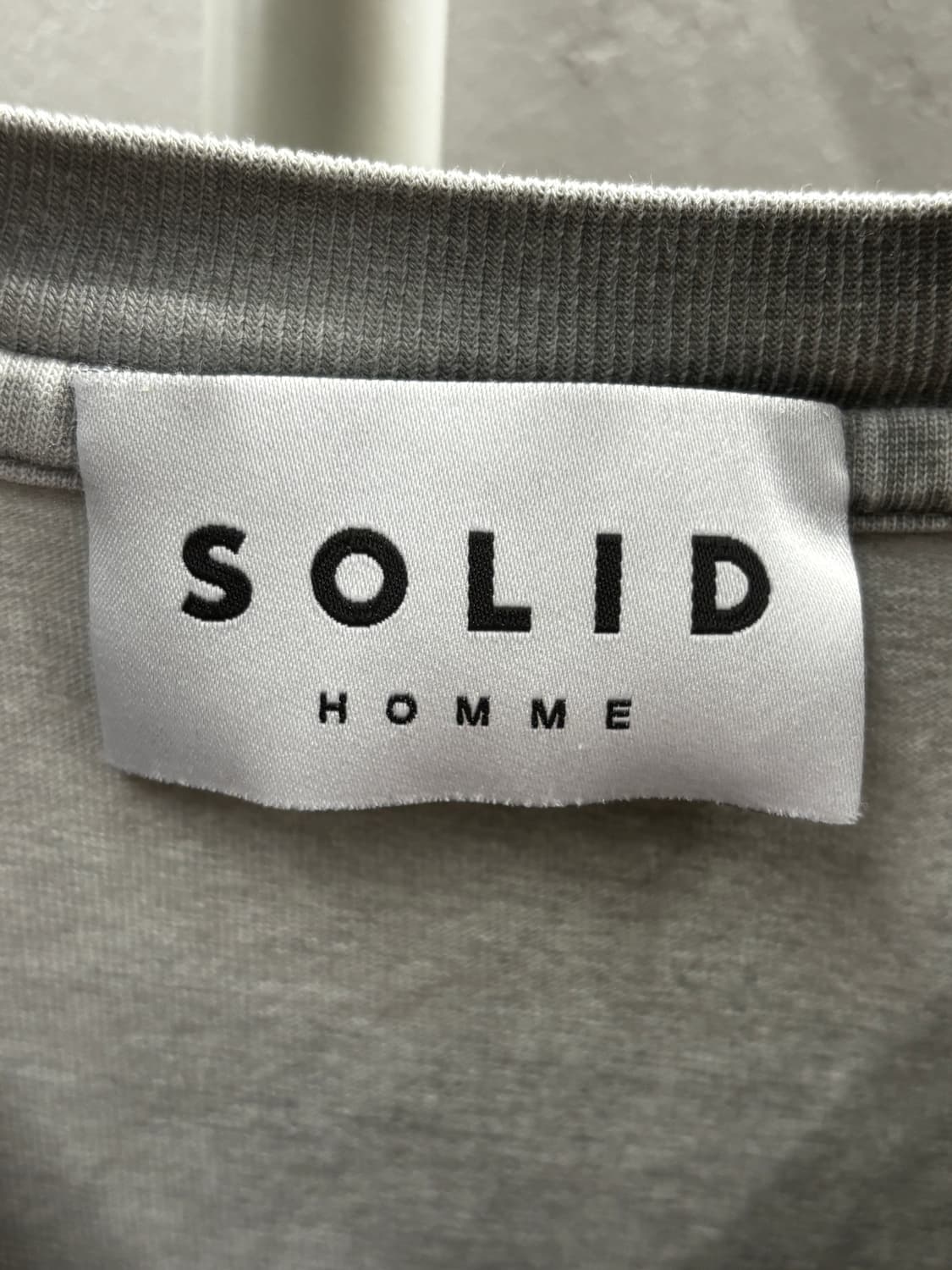 SOLID 데사우 반팔 티셔츠 회색 100 상품이미지5