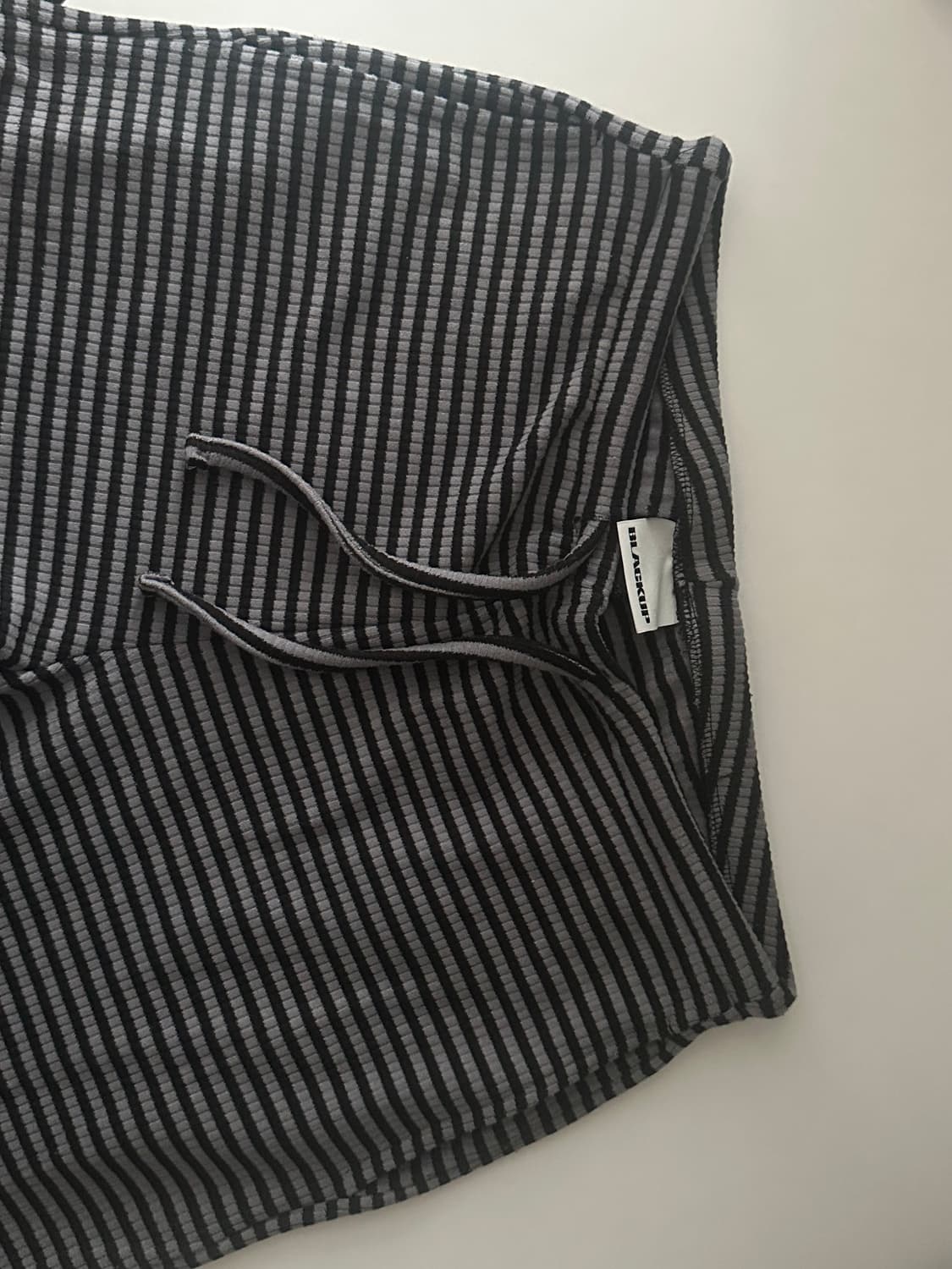 블랙업 기모 스트라이프 팬츠 상품이미지10