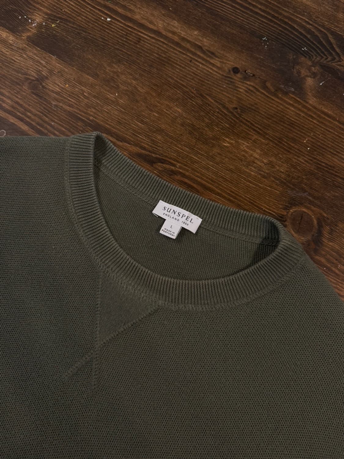 선스펠 크루넥 니트 100 상품이미지7