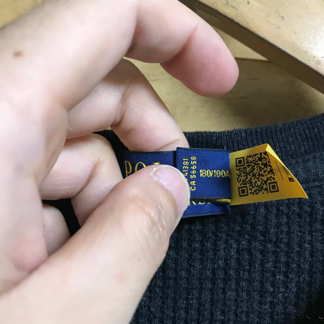 폴로 랄프로렌 큐알 와플 티셔츠 상품이미지4