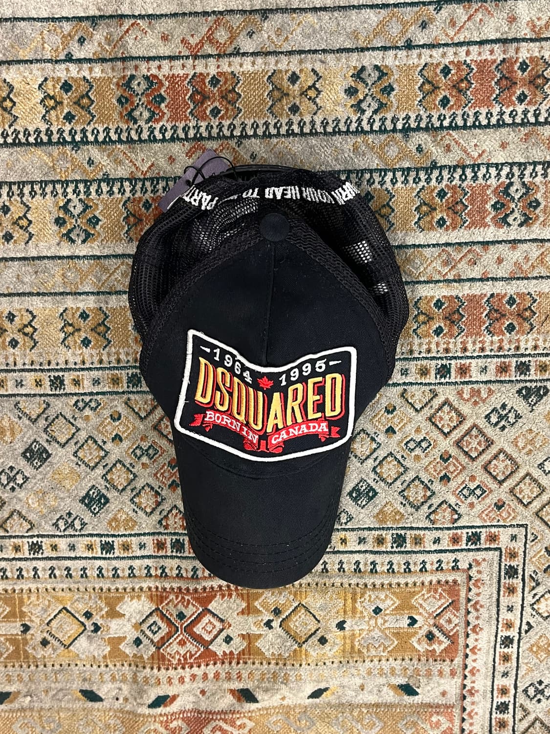 디스퀘어드2 트러커 볼캡 블랙 #csz3437 상품이미지3