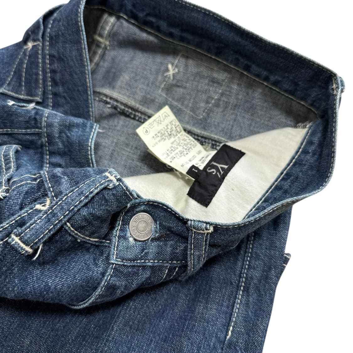 요지야마모토 비대칭 데님 팬츠 상품이미지8