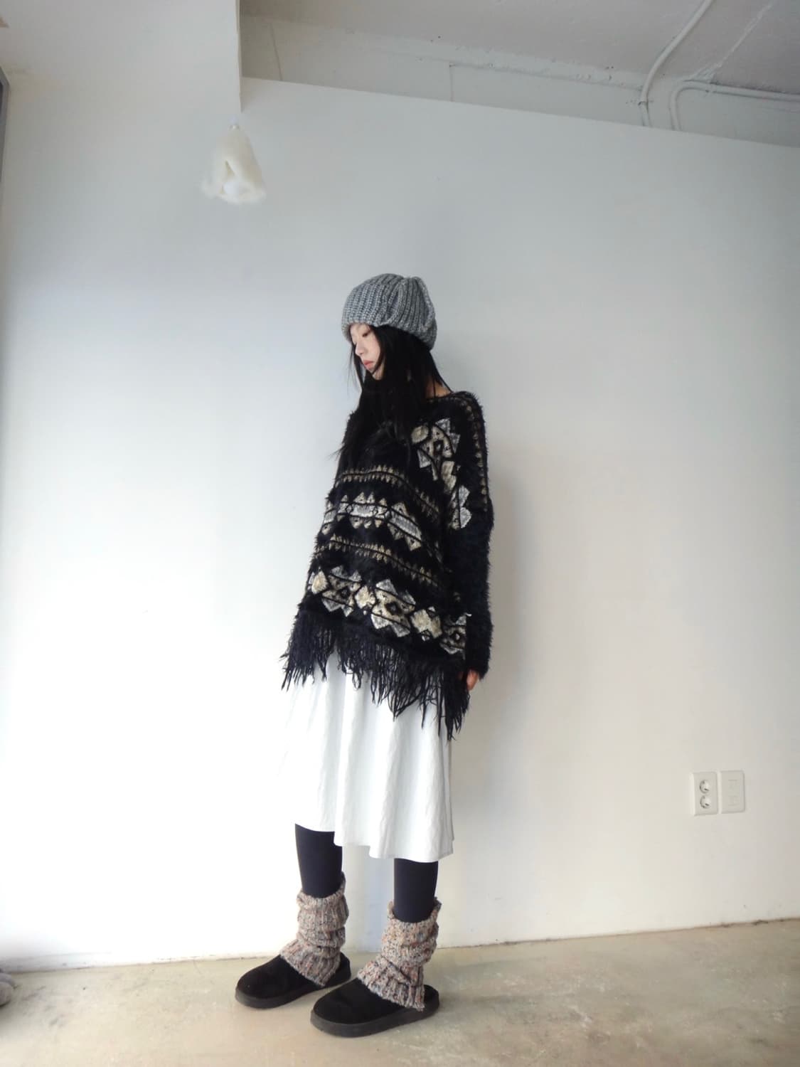EGOIST indian tassel knit 상품이미지2