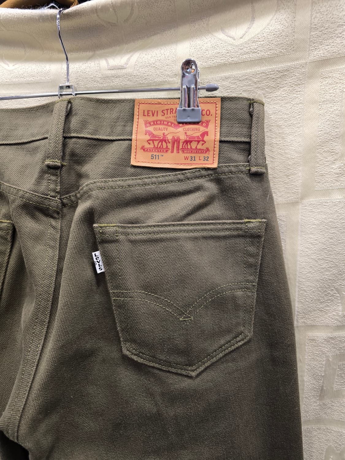 리바이스 511 올리브색 청바지 28~29정도 상품이미지5