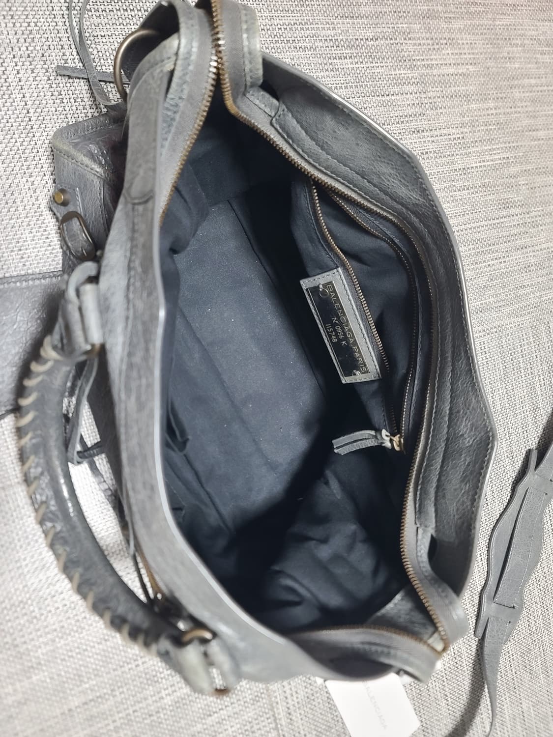 발렌시아가 모터백 숄더백 토트백 발렌시아가 시티백 그레이 상품이미지4