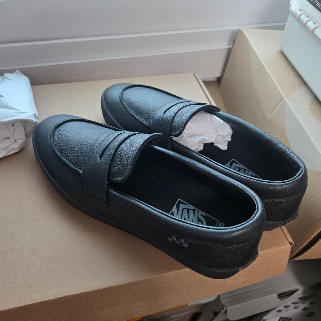 [280] 반스 스케이트 로퍼 올블랙 상품이미지7