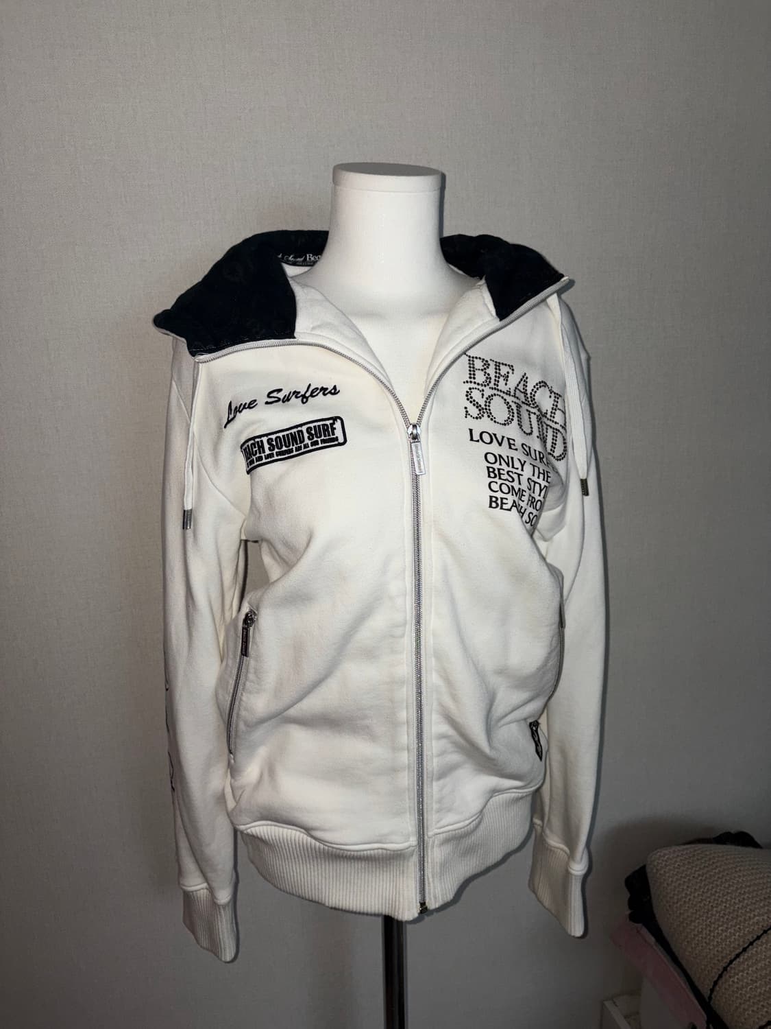 빈티지 후드집업 상품이미지1