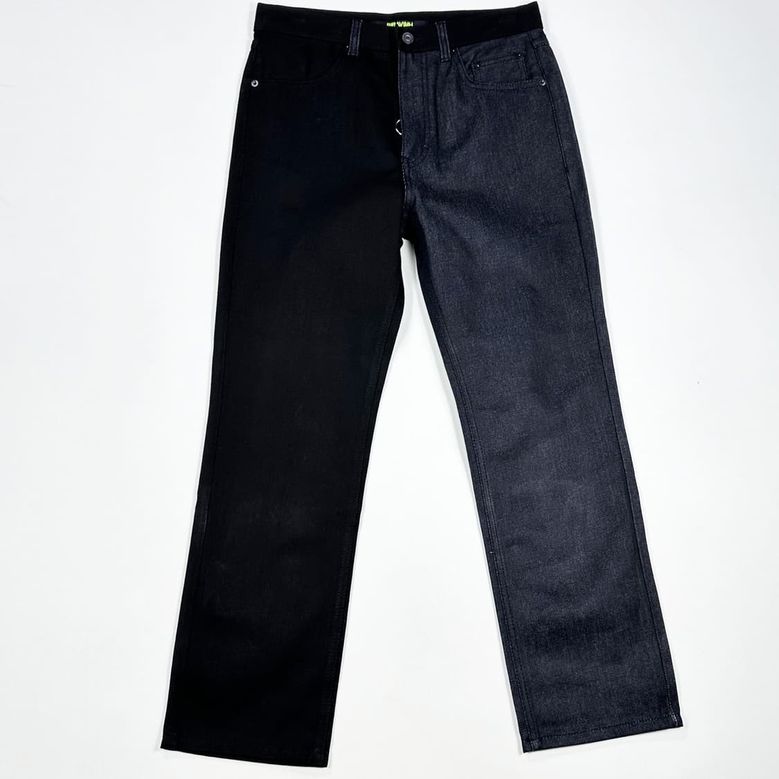 VTG 빈티지 패치워크 흑청 데님 팬츠 (28인치) 상품이미지3