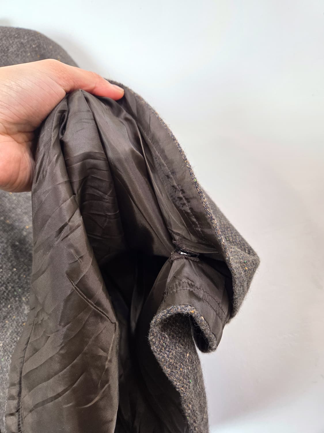 색실 콕콕 케이프 코트 상품이미지4