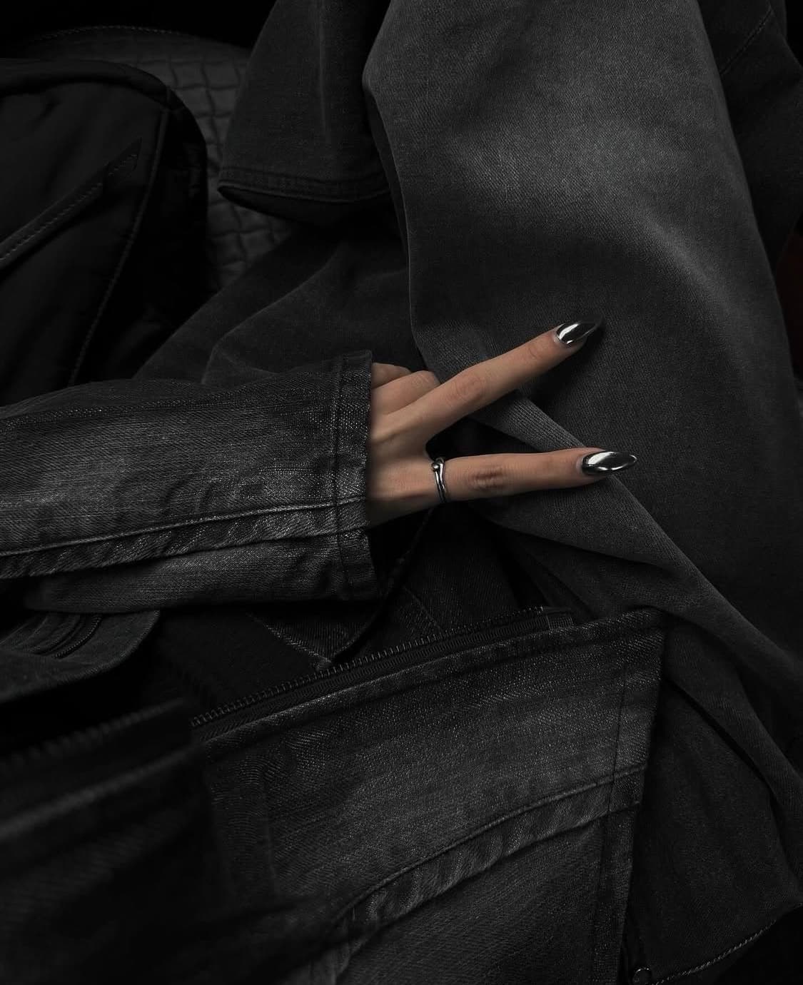 트리밍버드 Front Yoke Denim Pants-블랙 상품이미지3