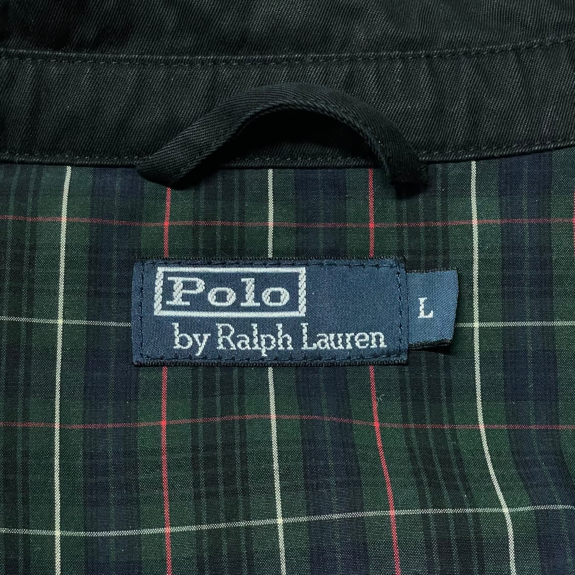 폴로 블랙 베이포트 스윙탑 해링턴 헤링턴 드리즐러 봄버 블루종 자켓 l 상품이미지5