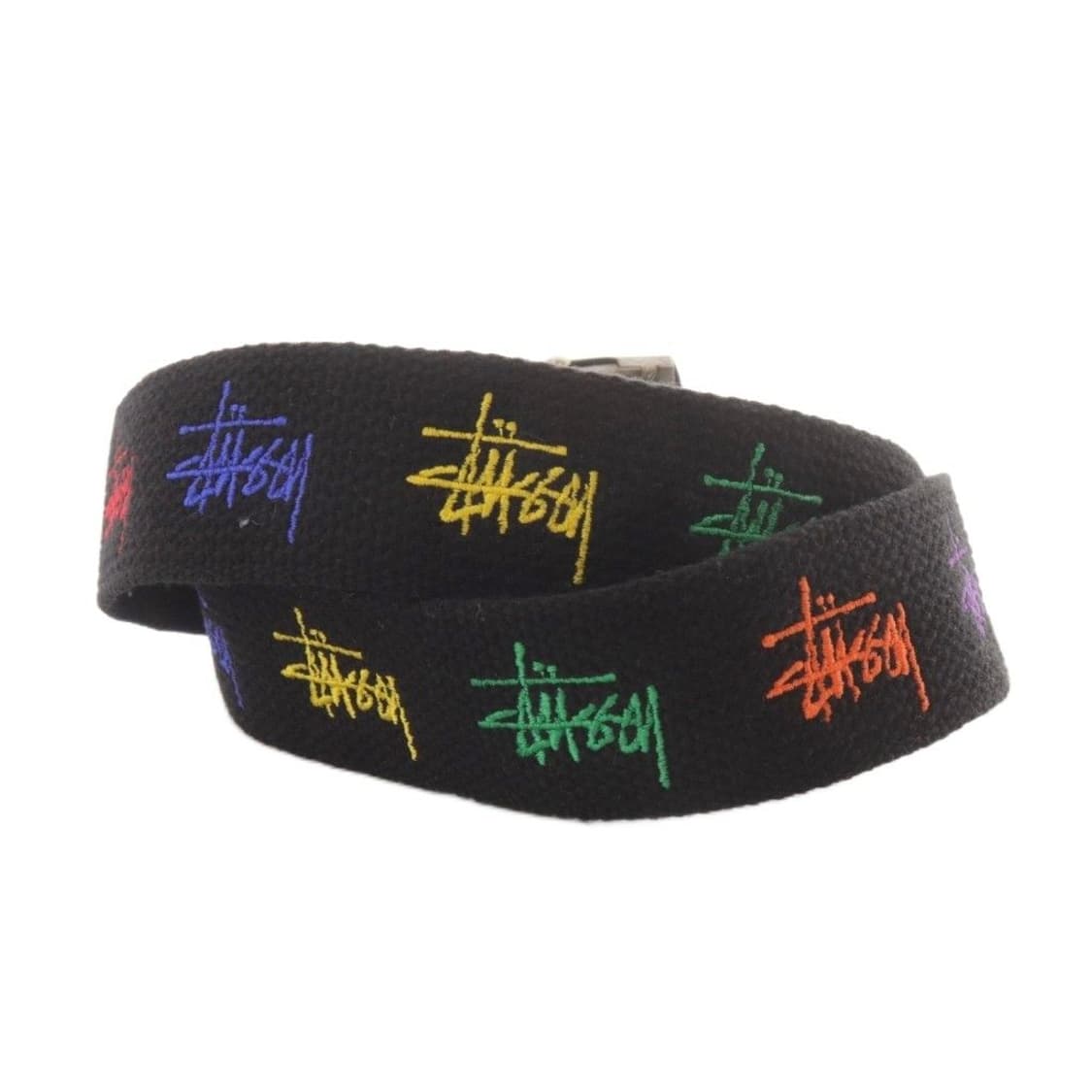 90s~00s 올드 스투시 로고 자수 웹 벨트 상품이미지2