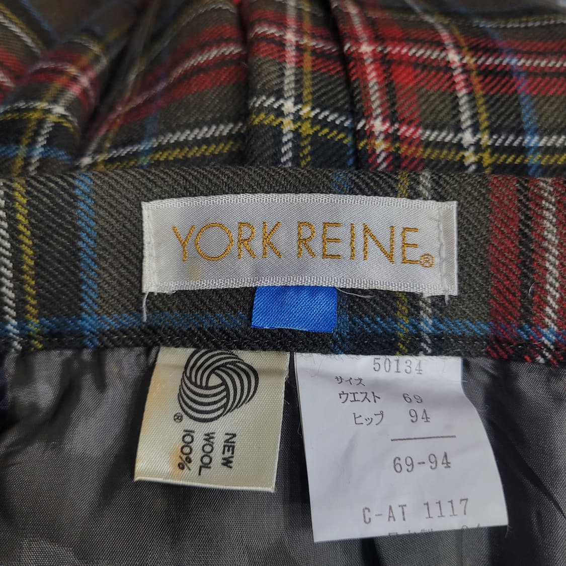 York Reine 영국 Peter Macarthur 울 타탄체크 스커트 상품이미지6