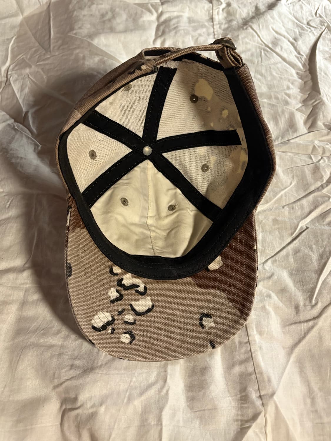 슈프림 FW24 S로고 6패널캡 데저트카모 상품이미지4