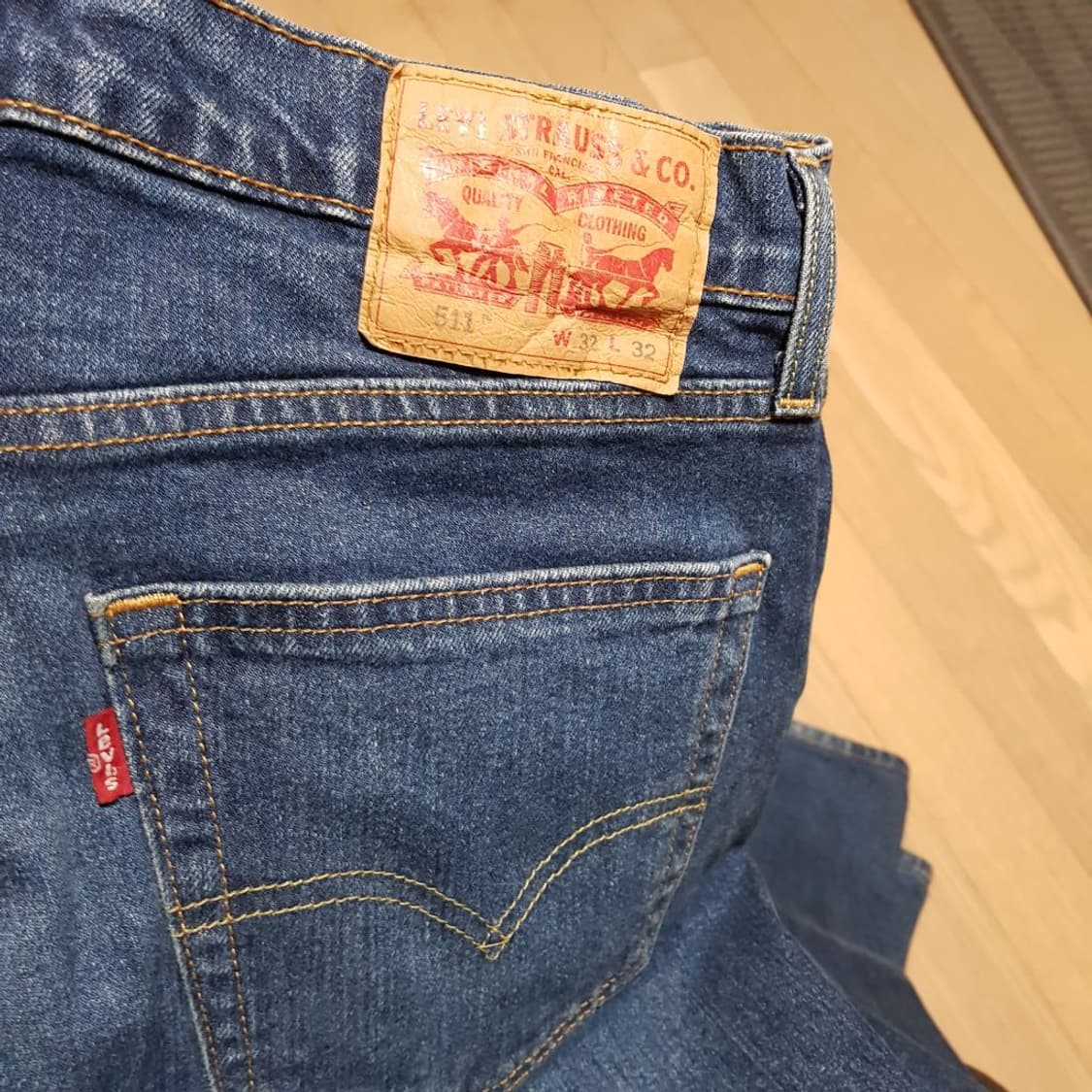 32 / 리바이스 511 / 중청데님 /토322-당 상품이미지1