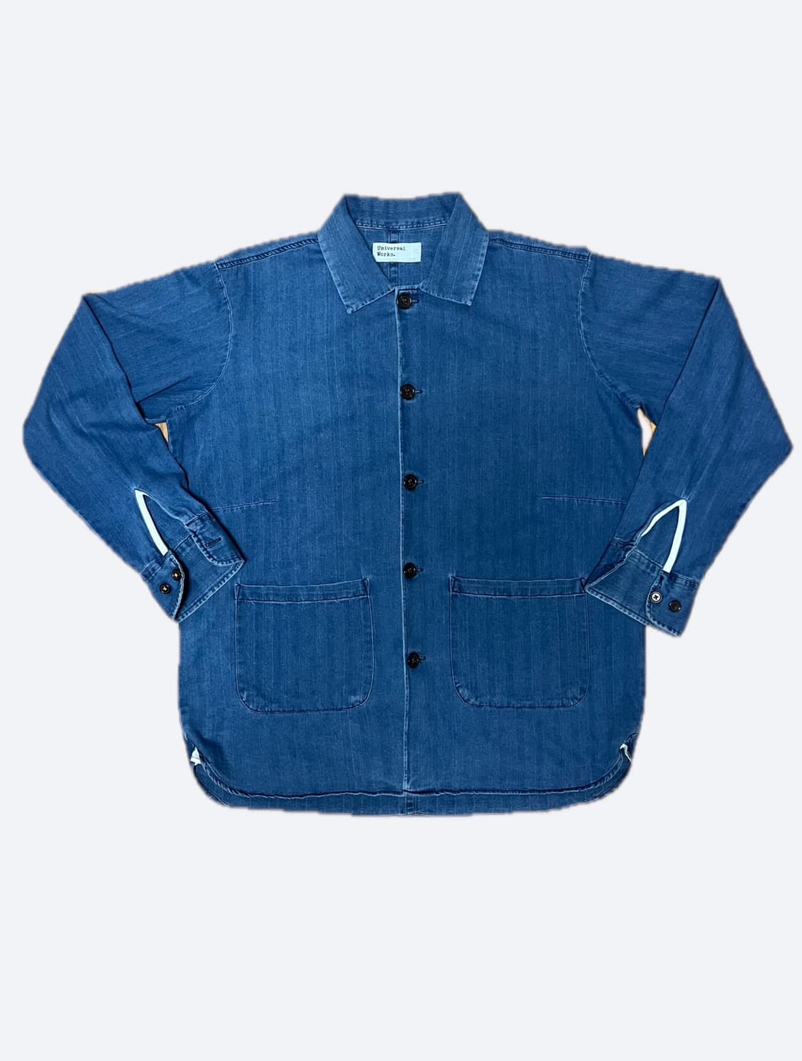유니버셜웍스 헤링본 데님 트레베일 오버셔츠 (M) 상품이미지2