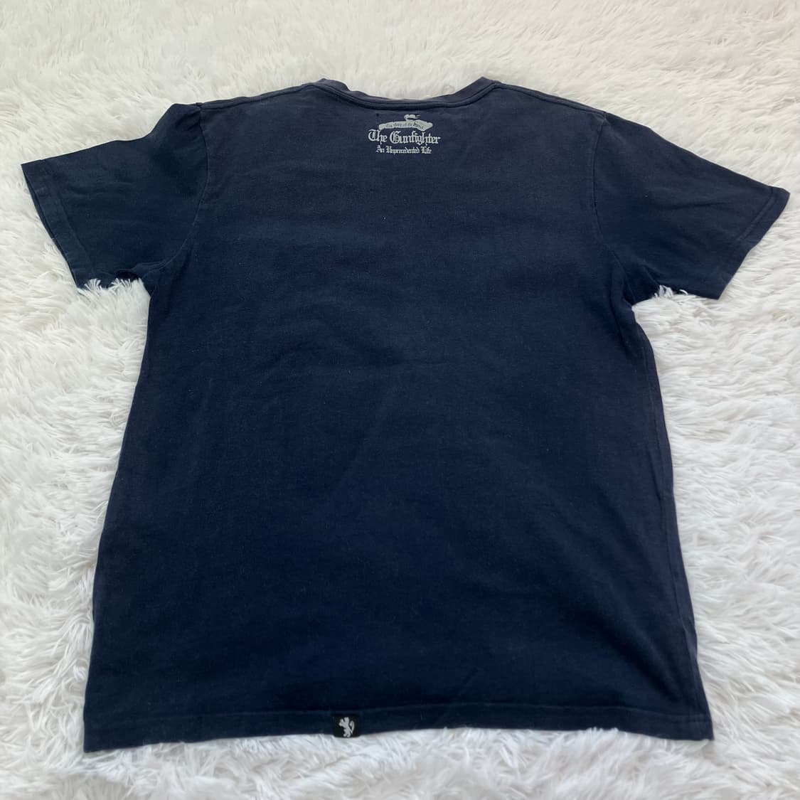 빈티지 스컬 펑키 네이비 반팔 753 y2k 스트릿 갸루 펑키 일본빈티지 상품이미지2