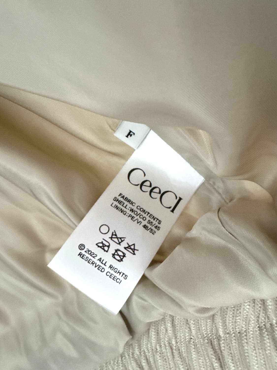 씨에씨 Ceeci 트윌 블루종 자켓 상품이미지5