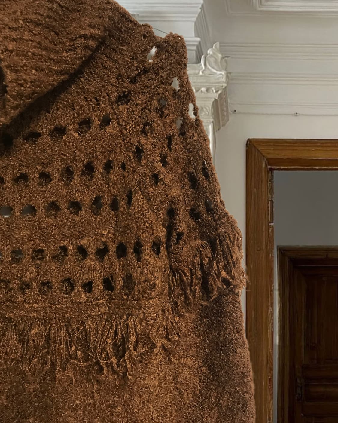 vintage brown tassel knit 상품이미지8