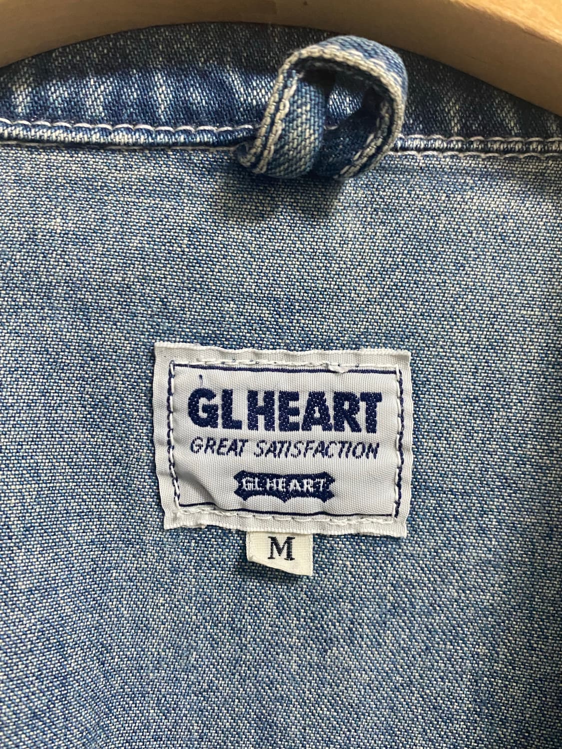 90’s GLHEART 데님 초어자켓 M 상품이미지6