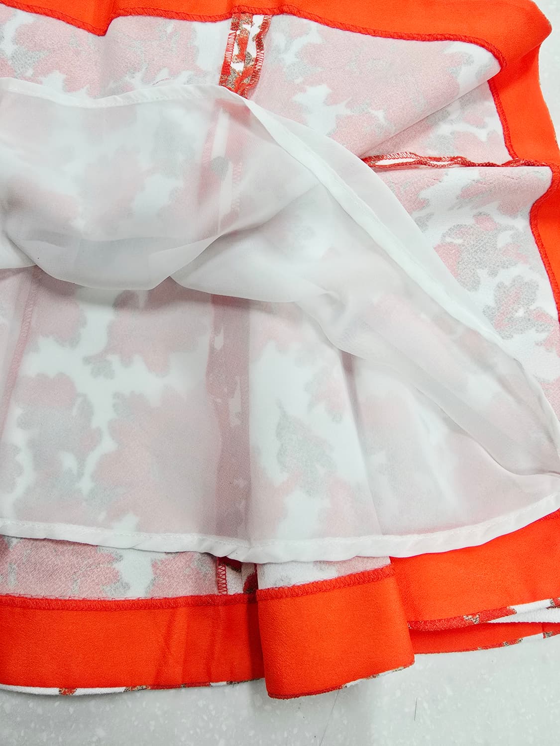 jj지고트 플레어 스커트  플라워 패턴 상품이미지7