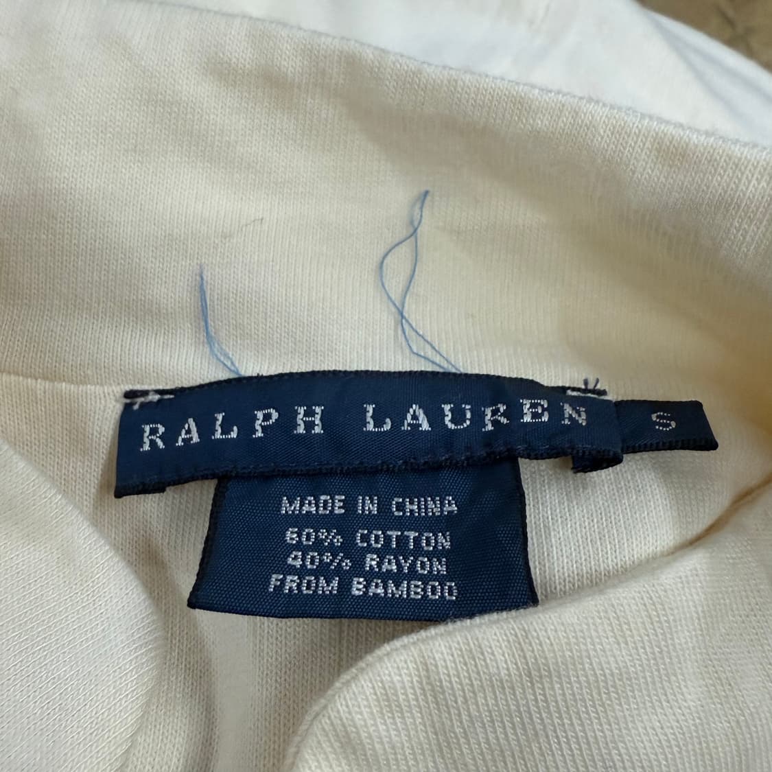 [정품/S] 폴로 랄프로렌 아이보리 반팔 셔츠 블라우스 b15 상품이미지4