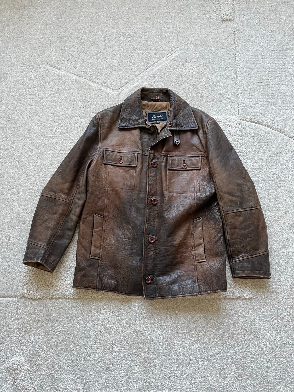 유럽 리포터 리얼 레더 자켓 (103-105) 상품이미지2