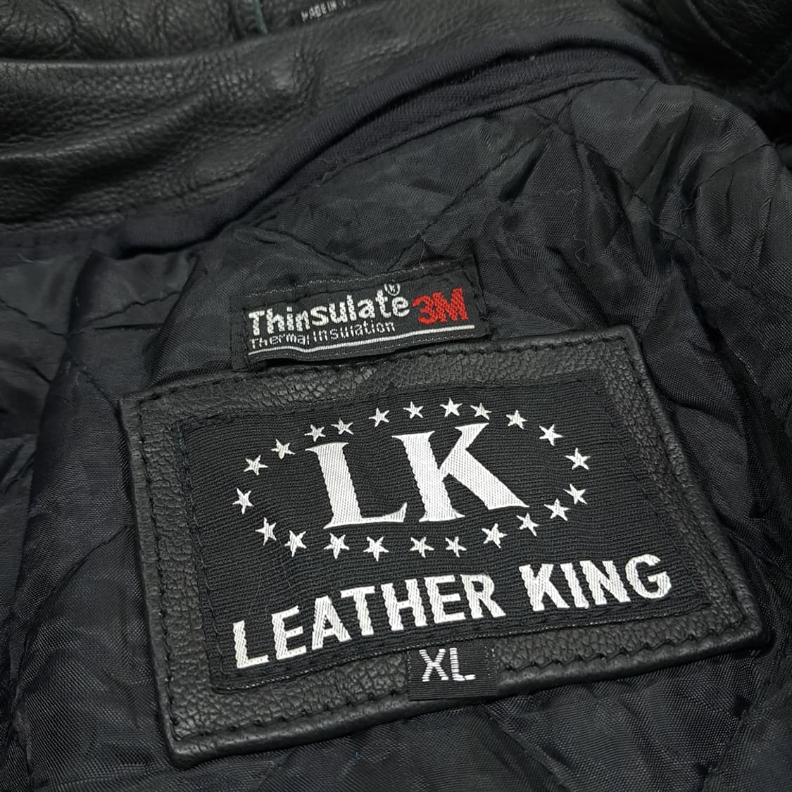 CN388 XL Leather King 빈티지 블루프린지 웨스턴 가죽자켓 상품이미지4