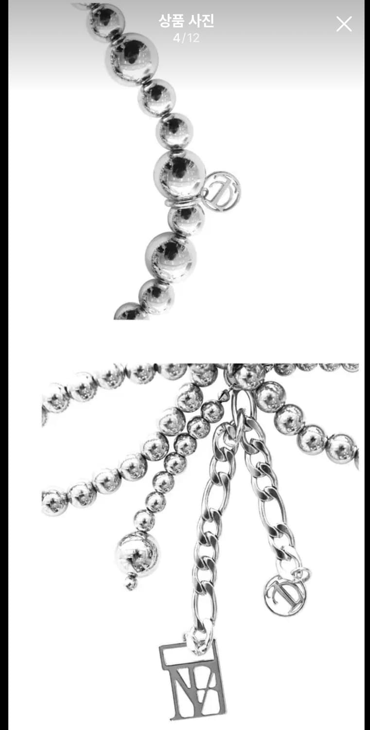 트리밍버드 실버 리본 슈즈 링 키링 (2ea 1set) 상품이미지5