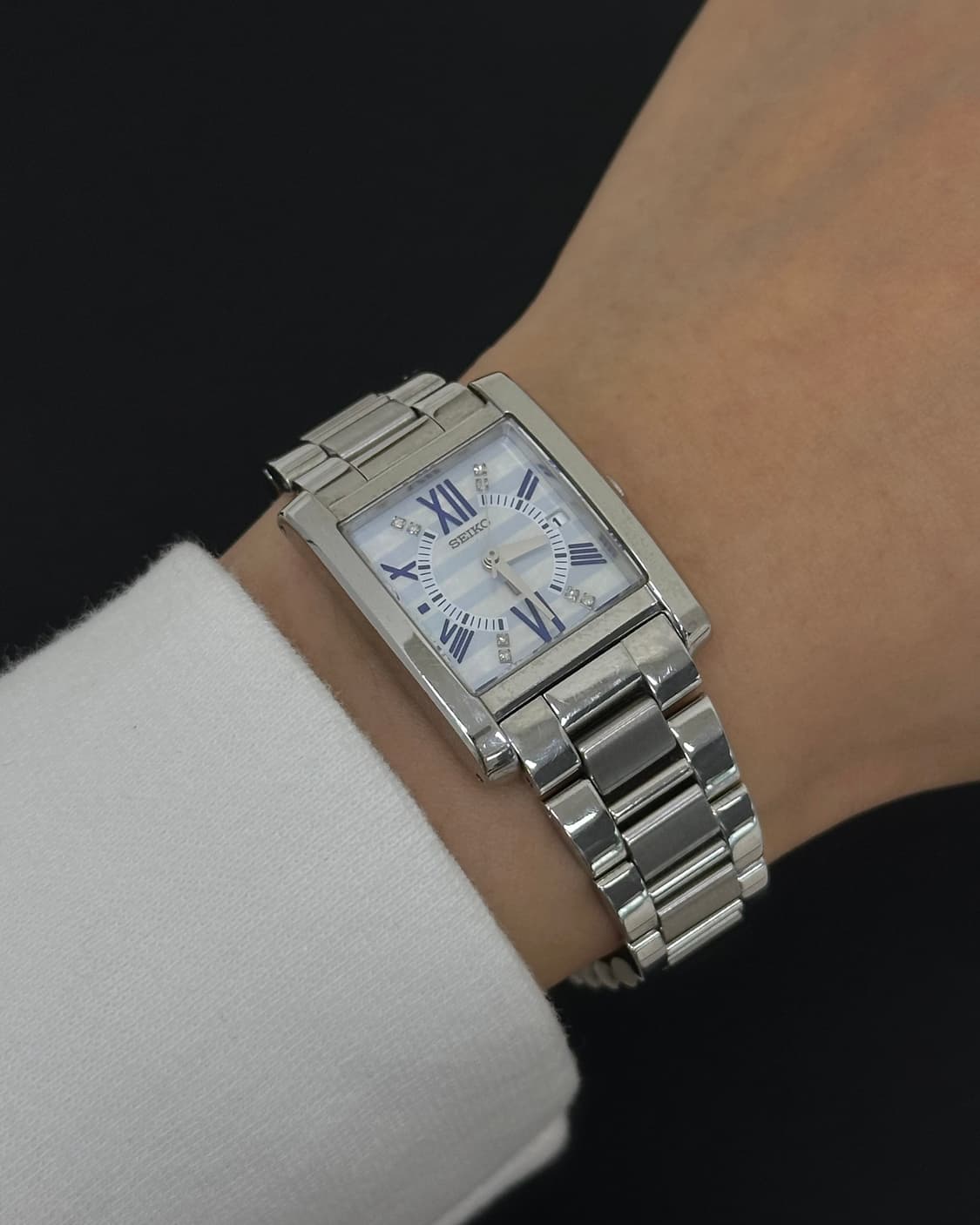 세이코 루키아 스트라이프 자개 다이얼 시계 상품이미지10
