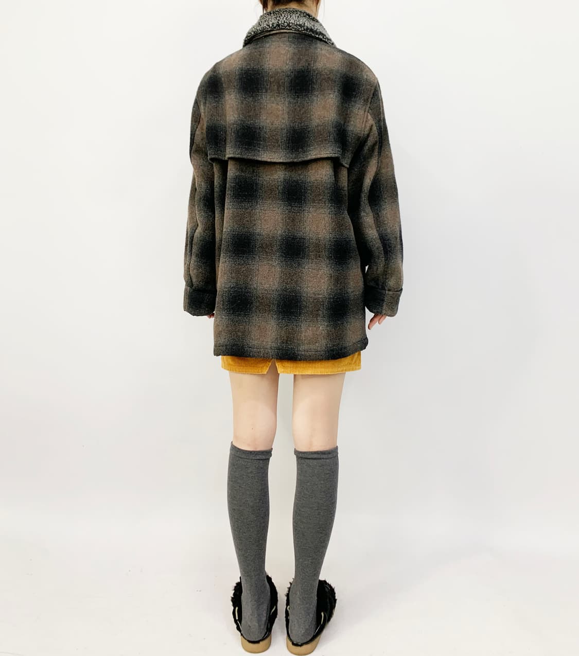 에디 바우어 플란넬 체크 울 자켓 상품이미지3