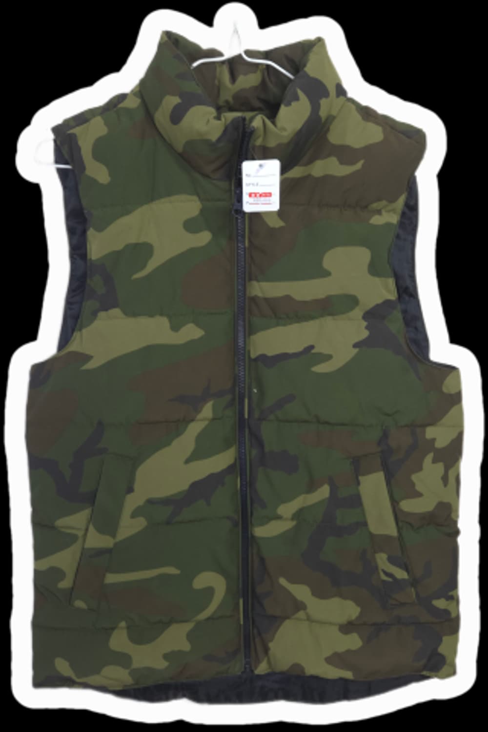 남여55 디자인유나이티드 카모 패딩조끼 상품이미지1