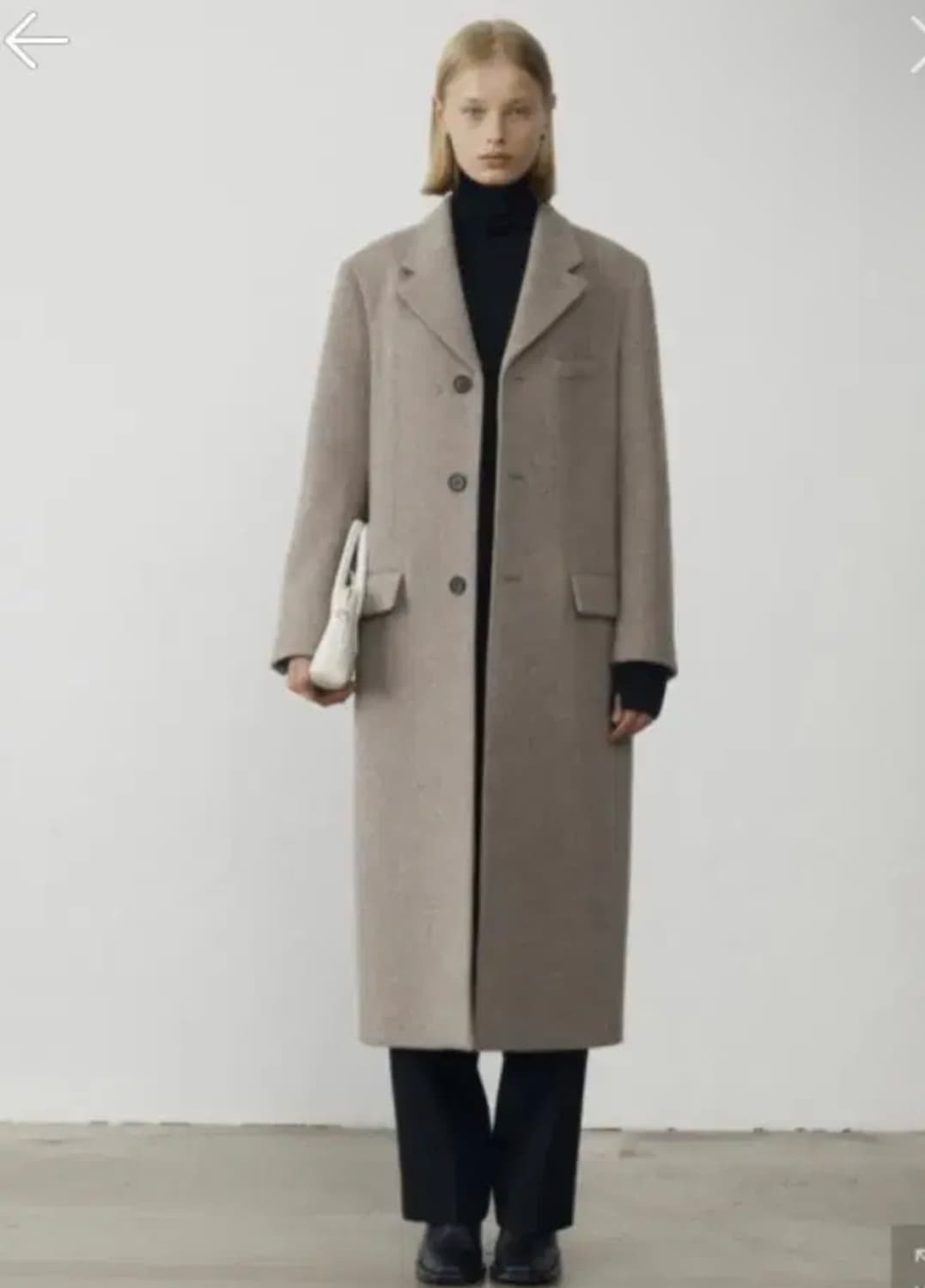 던스트 투웨이 코트 오트밀멜란지 엑스라지 상품이미지1
